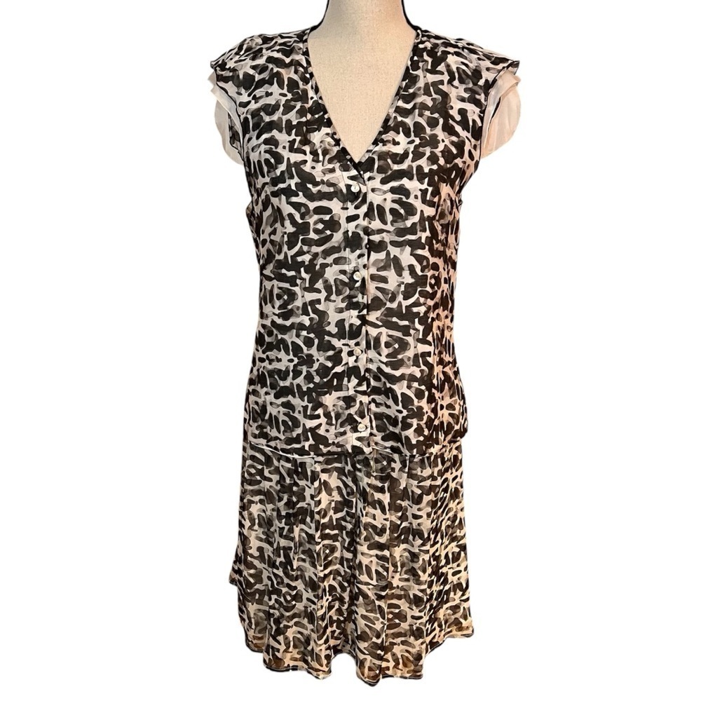LUCA LUCA Silk Skirt & Top Set Sz-46